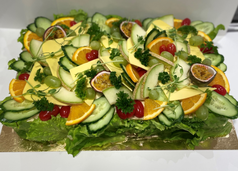 Bild på Vegansk smörgåstårta